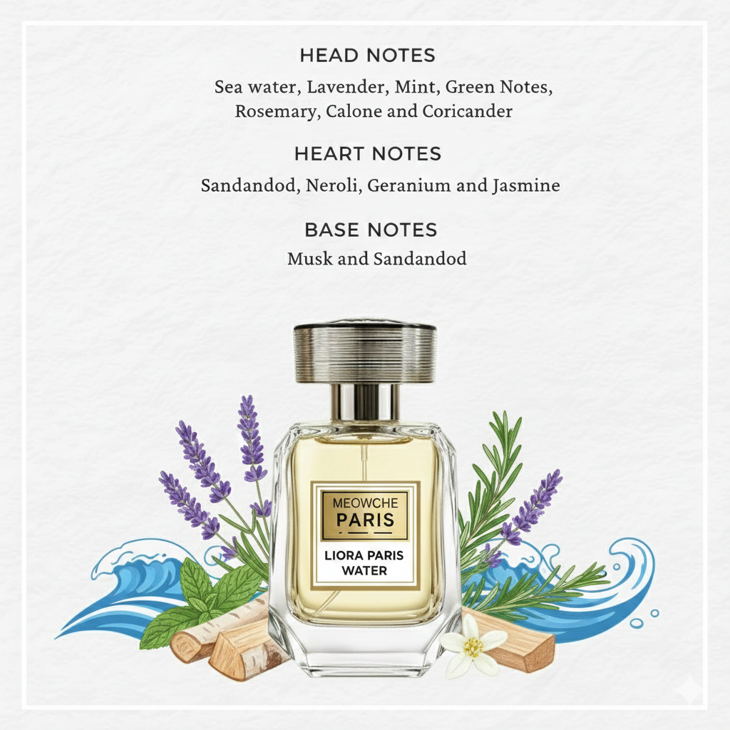 LIORA PARIS WATER Inspired By D@vidOFF Cool W@ter